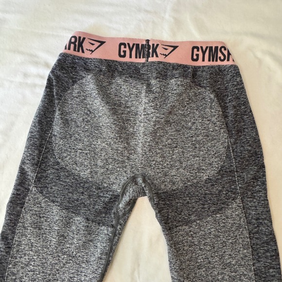 Gymshark Grey Marl‎ Women's Medium Seamless Workout Leggings - Picture 5 of 5